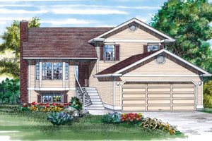 Traditional Exterior - Front Elevation Plan #47-467