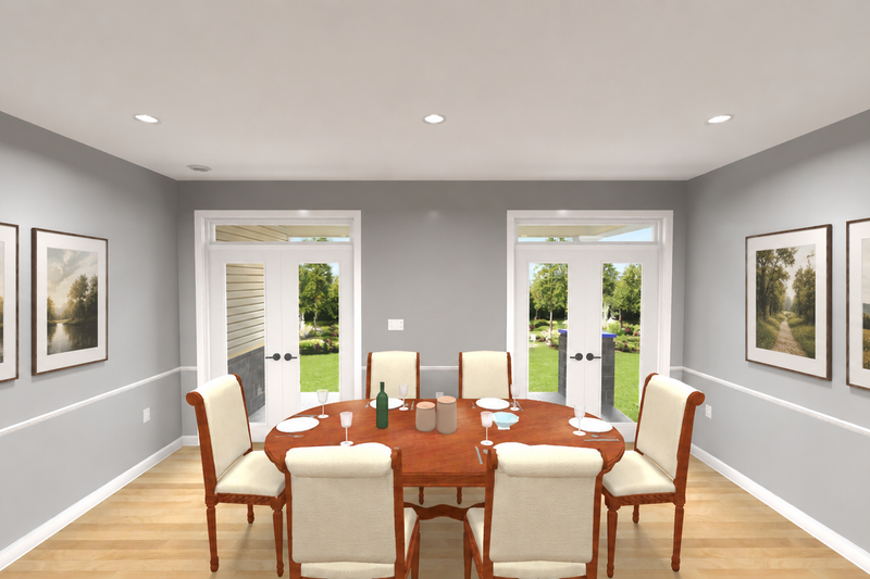 Architectural House Design - Interior - Dining Room for Country House Plan #1060-498 - 3 bed, 2 bath