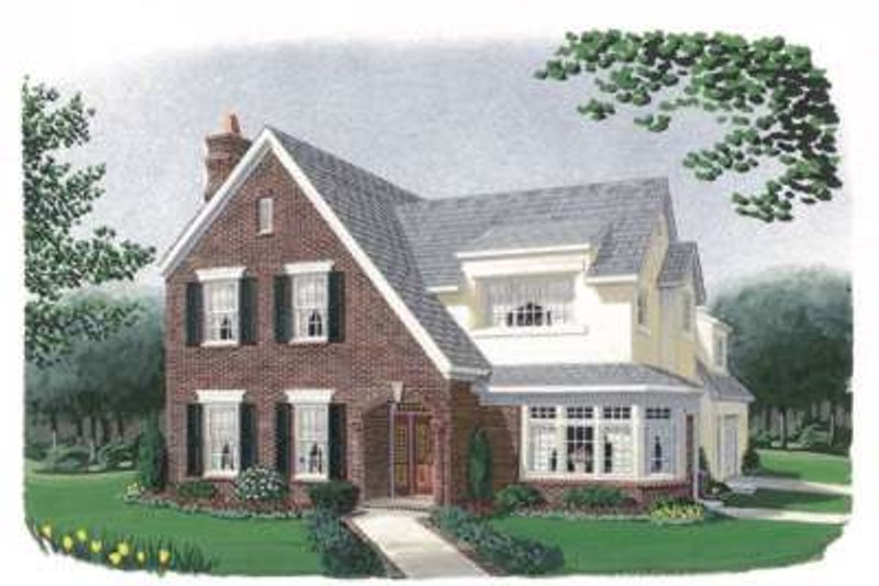 House Plan Design - European Exterior - Front Elevation Plan #410-234