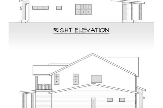 Exterior - Front Elevation 4 for Farmhouse House Plan #1066-327 - 4 bed, 4.5 bath