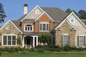Architectural House Design - European Exterior - Front Elevation Plan #54-167