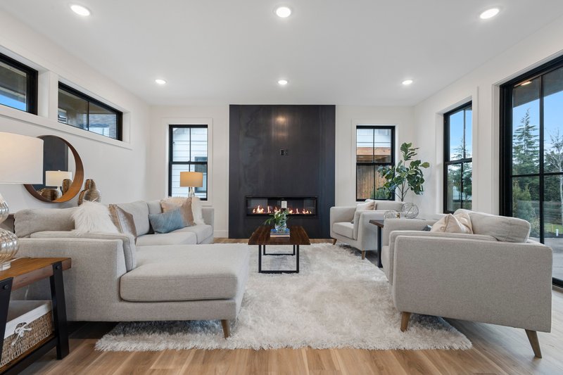 Architectural House Design - Interior - Family Room for Contemporary House Plan #1070-244 - 3 bed, 2.5 bath