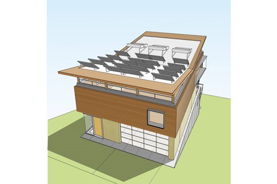 Photo 2 for Modern House Plan #469-1 - 4 bed, 3.5 bath