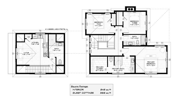 Architectural House Design - Cottage Floor Plan - Upper Floor Plan #928-400