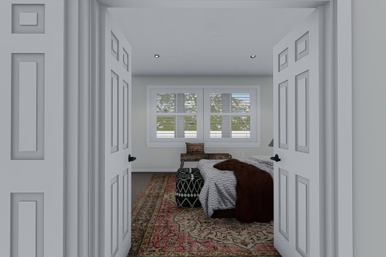 Interior - Bedroom for Traditional House Plan #1060-45 - 3 bed, 2 bath