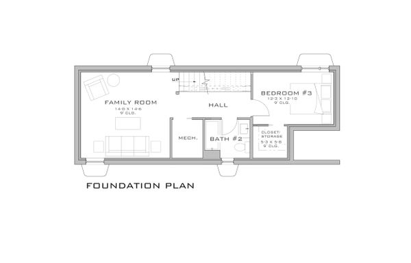 Modern Floor Plan - Other Floor Plan #909-3