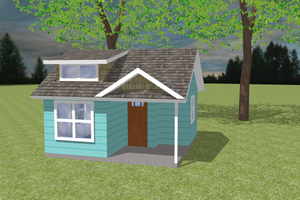 Bungalow Exterior - Front Elevation Plan #423-66