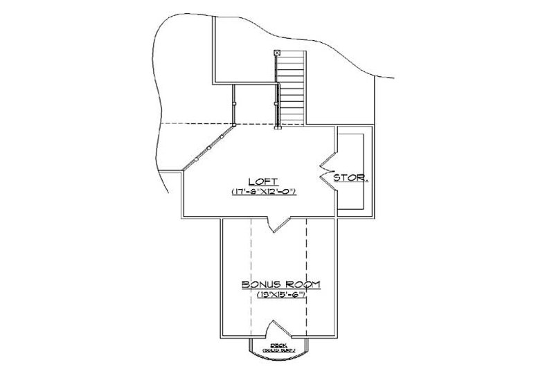 Home Plan - Floor Plan - Upper Floor for European House Plan #5-369 - 6 bed, 3.5 bath