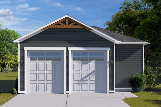 Exterior - Front Elevation 3 for Traditional House Plan #1060-231, 0 bath