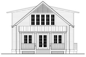 Exterior - Other Elevation for Beach House Plan #443-3 - 3 bed, 3 bath