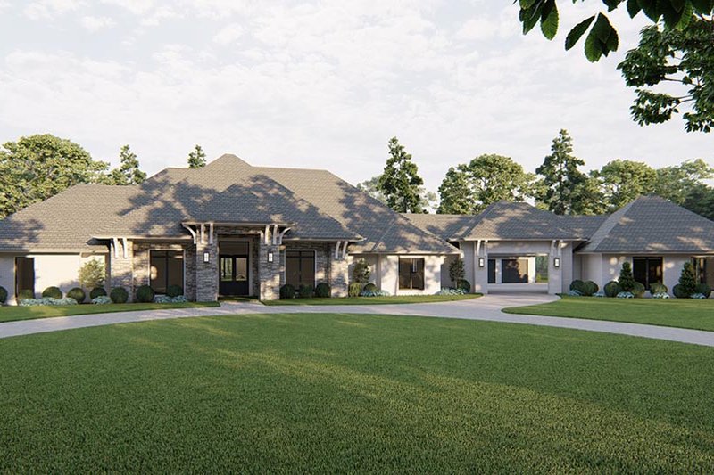 Dream House Plan - European Exterior - Front Elevation Plan #923-279