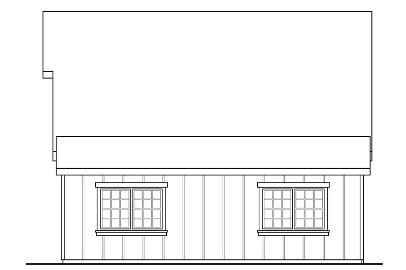 Dream House Plan - Exterior - Other Elevation 1 for Craftsman House Plan #124-933, 0 bath
