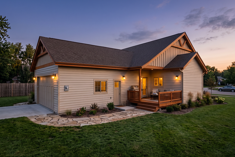 Architectural House Design - Exterior - Other Elevation for Craftsman House Plan #1099-23 - 3 bed, 2 bath