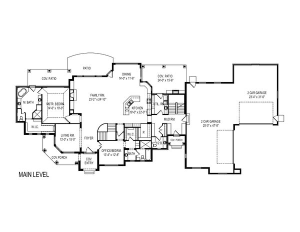 Home Plan - European Floor Plan - Main Floor Plan #920-113