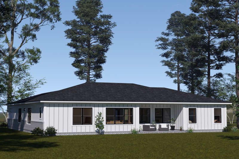 Architectural House Design - Exterior - Other Elevation 2 for Modern House Plan #513-2321 - 4 bed, 3 bath