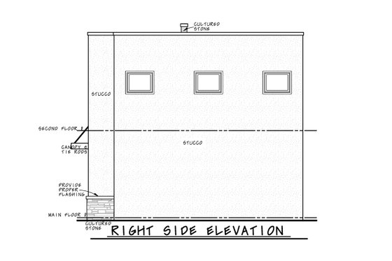 Exterior - Other Elevation 1 for Modern House Plan #20-2568 - 1 bed, 1 bath
