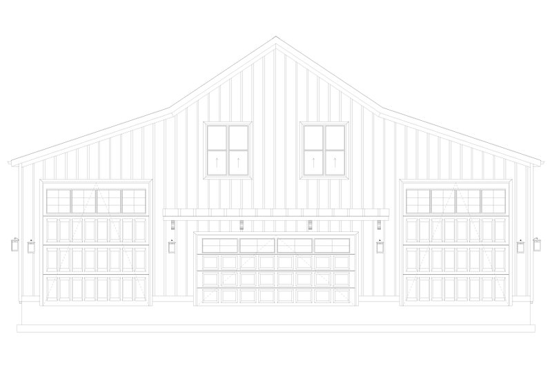 Home Plan - Exterior - Front Elevation 5 for Barndominium House Plan #1060-395 - 2 bed, 1.5 bath