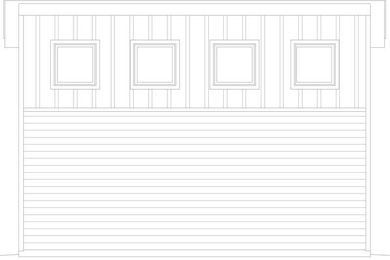 House Blueprint - Exterior - Other Elevation 1 for Contemporary House Plan #932-1251, 0 bath