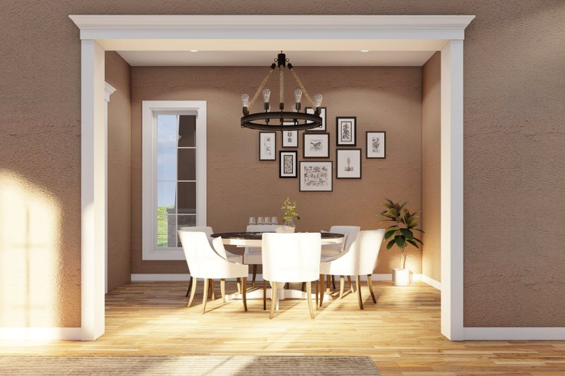 Dream House Plan - Interior - Dining Room for European House Plan #17-3416 - 4 bed, 4.5 bath