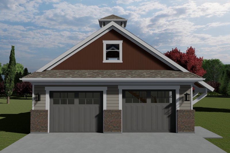 Architectural House Design - Exterior - Front Elevation 3 for Traditional House Plan #1060-98, 0 bath