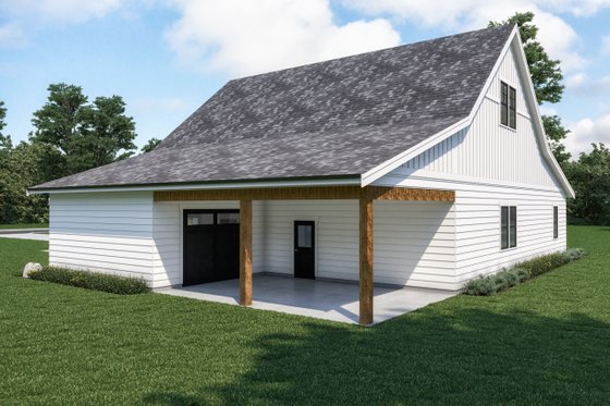 Exterior - Other Elevation 1 for Barndominium House Plan #1070-121 - 1 bed, 1 bath