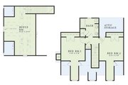 Colonial Style House Plan - 3 Beds 2.5 Baths 1783 Sq/Ft Plan #17-224 Floor 