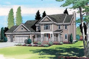 Traditional Exterior - Front Elevation Plan #312-391