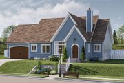 Cottage Style House Plan - 3 Beds 2 Baths 1507 Sq/Ft Plan #455-342 