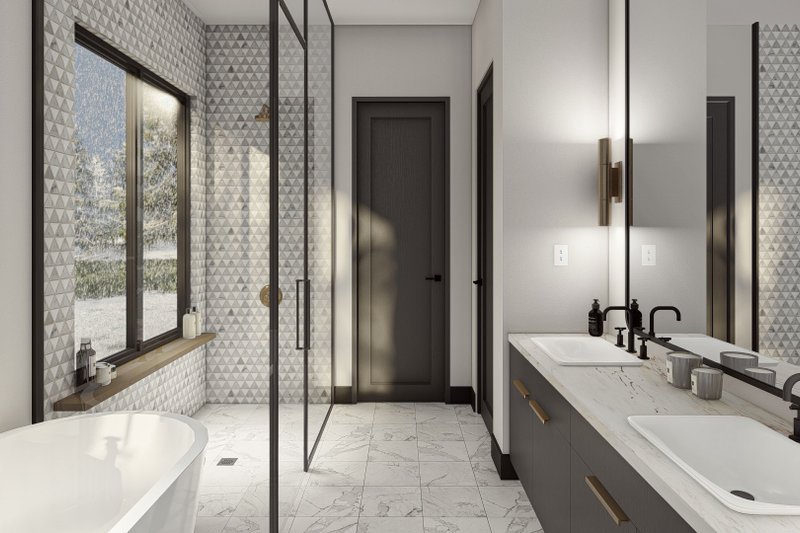 Dream House Plan - Interior - Master Bathroom for Modern House Plan #455-617 - 4 bed, 3.5 bath