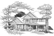 Traditional Style House Plan - 4 Beds 3.5 Baths 3217 Sq/Ft Plan #70-1038 