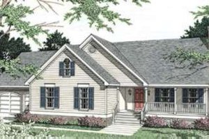 Traditional Exterior - Front Elevation Plan #406-162