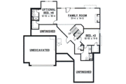 European Style House Plan - 4 Beds 4 Baths 2809 Sq/Ft Plan #67-321 