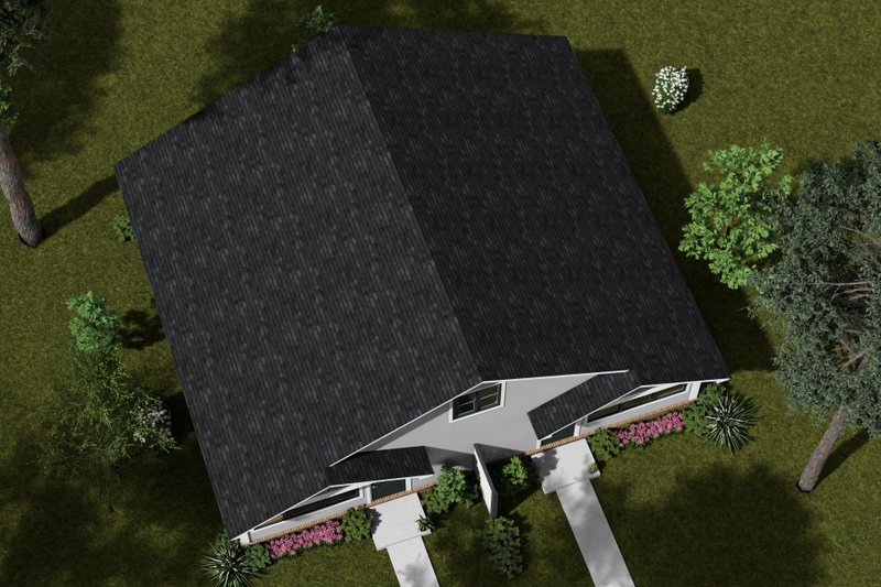 Dream House Plan - Exterior - Other Elevation 3 for Cottage House Plan #513-2340 - 2 bed, 2 bath