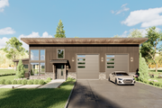 Barndominium Style House Plan - 1 Beds 1.5 Baths 1397 Sq/Ft Plan #1070-221 