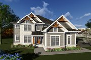 Craftsman Style House Plan - 4 Beds 2.5 Baths 2611 Sq/Ft Plan #70-1278 