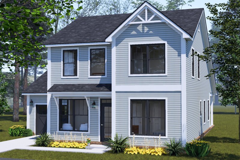 Architectural House Design - Exterior - Other Elevation 2 for Cottage House Plan #513-2499 - 5 bed, 3 bath