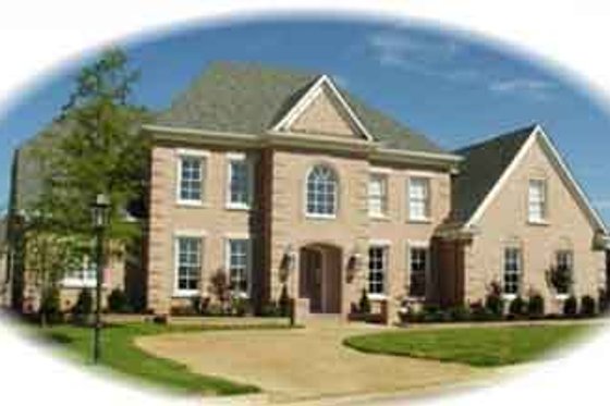 Exterior - Front Elevation for Traditional House Plan #81-1286 - 4 bed, 4 bath