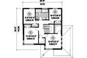 Contemporary Style House Plan - 4 Beds 1 Baths 1931 Sq/Ft Plan #25-4574 
