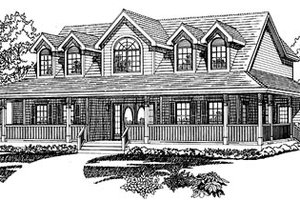 Traditional Exterior - Front Elevation Plan #47-222