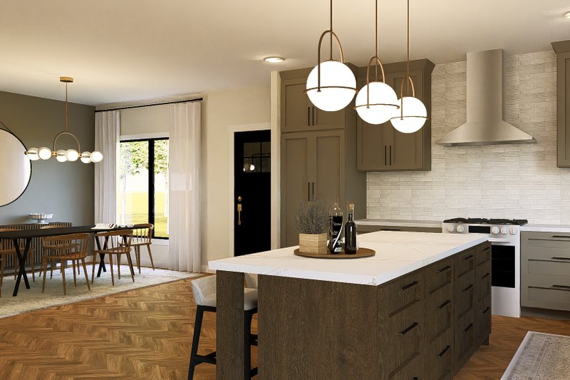 Home Plan - Interior - Kitchen 2 for Barndominium House Plan #1064-318 - 3 bed, 2.5 bath