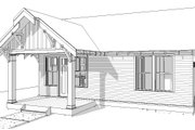 Craftsman Style House Plan - 1 Beds 1 Baths 600 Sq/Ft Plan #895-151 