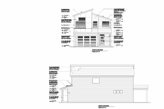 Exterior - Other Elevation for Contemporary House Plan #53-725 - 4 bed, 2.5 bath