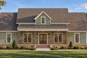 House Plan Design - Exterior - Front Elevation for Farmhouse House Plan #21-678 - 3 bed, 2.5 bath
