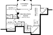 European Style House Plan - 3 Beds 4 Baths 2765 Sq/Ft Plan #453-55 