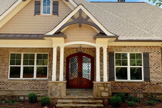 Exterior - Front Elevation 3 for Craftsman House Plan #437-105 - 5 bed, 5 bath