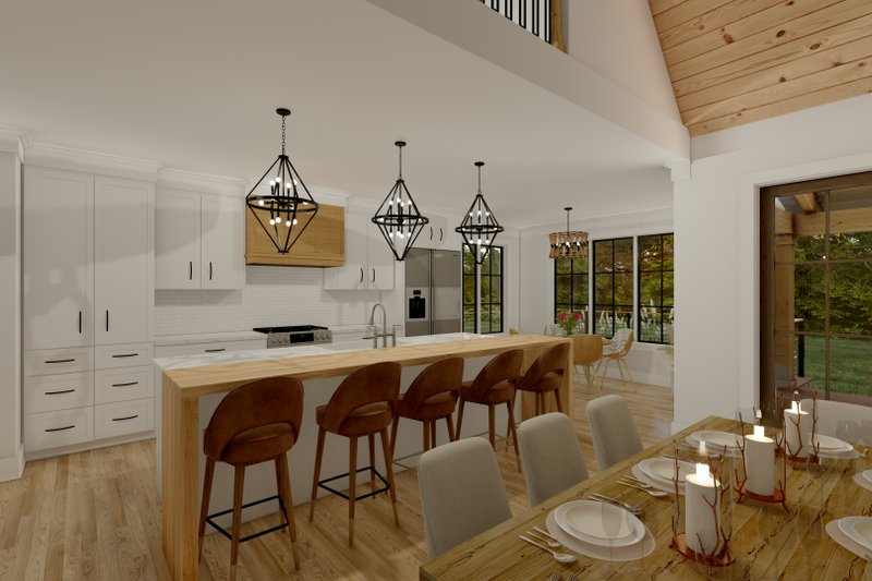 House Design - Interior - Kitchen for Craftsman House Plan #1094-5 - 3 bed, 3.5 bath