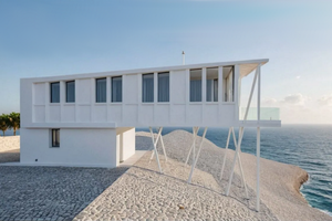 Exterior - Front Elevation 6 for Contemporary House Plan #542-21 - 3 bed, 3 bath