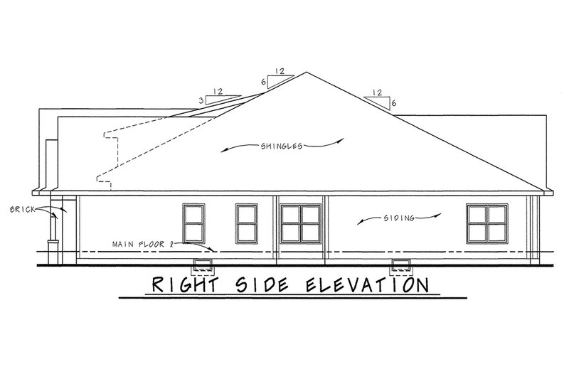 Dream House Plan - Exterior - Front Elevation 4 for European House Plan #20-1851 - 3 bed, 3 bath
