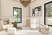 Farmhouse Style House Plan - 3 Beds 2 Baths 1381 Sq/Ft Plan #455-224 