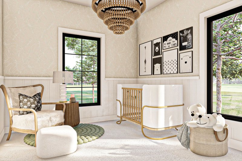 Home Plan - Interior - Bedroom 1 for Farmhouse House Plan #455-224 - 3 bed, 2 bath